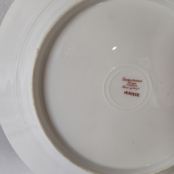 1890-1910 Theodore Haviland Limoges France "Marie" Plate - Picture 7 of 7